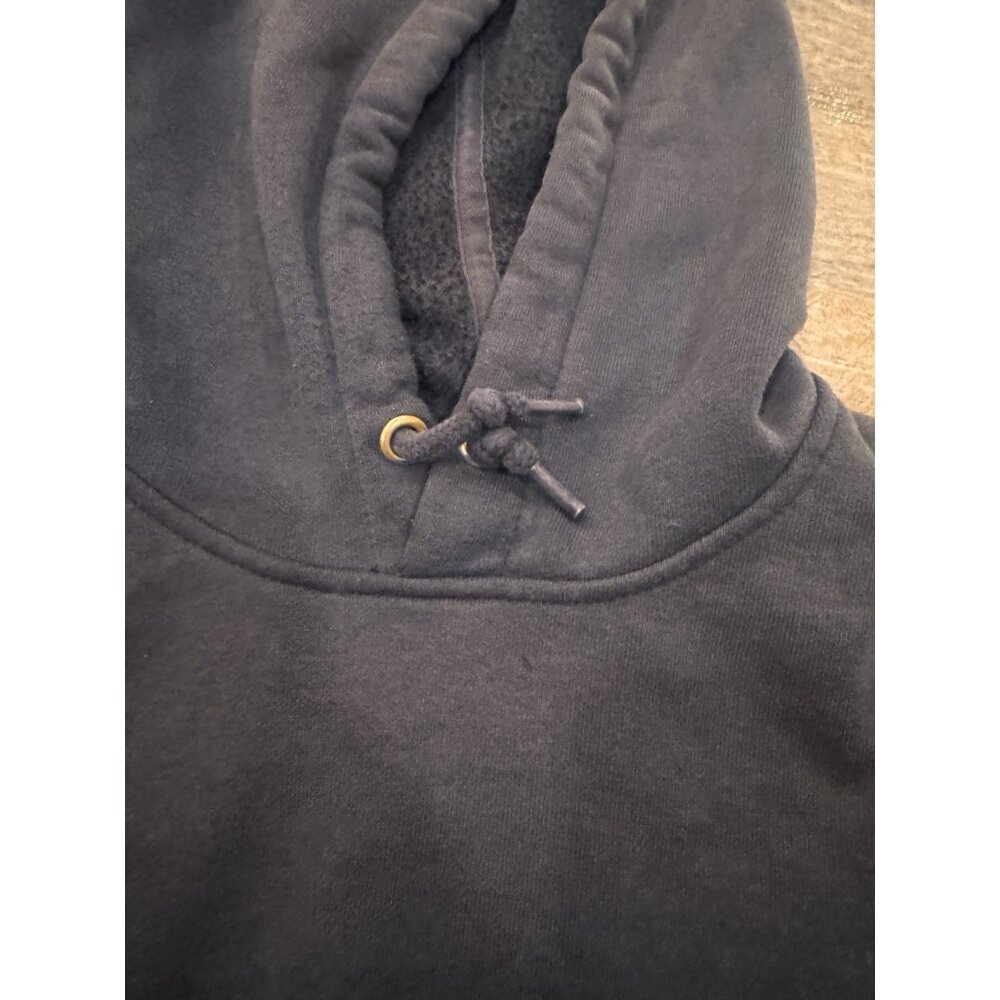 Carhartt XL Pullover Hoodie Work Worn Distressed Welding Burn Holes Oil Stains - Picture 8 of 14